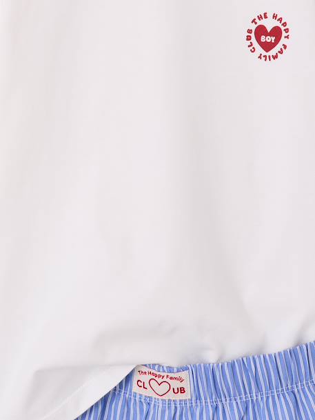 Pyjashort garçon capsule famille écru 5 - vertbaudet enfant 