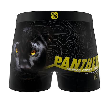 Lot de 3 boxers  wild life Marron/noir/jaune/turquoise 4 - vertbaudet enfant 