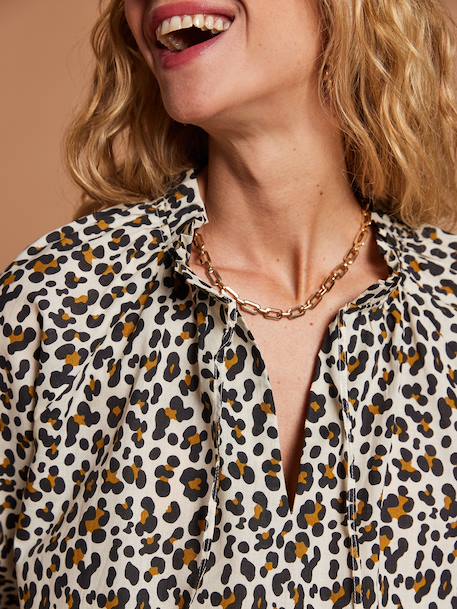 Chemise grossesse à motif léopard écru 8 - vertbaudet enfant 