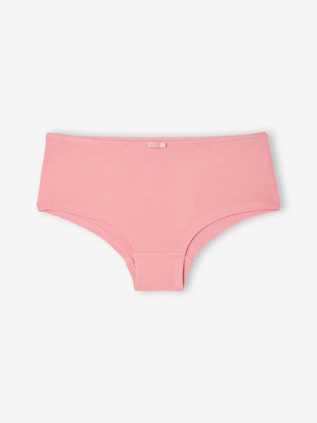 Lot de 5 shorties fille vert sauge 5 - vertbaudet enfant 