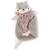 Doudou plat écureuil cherry fleurs Mauve 2 - vertbaudet enfant 