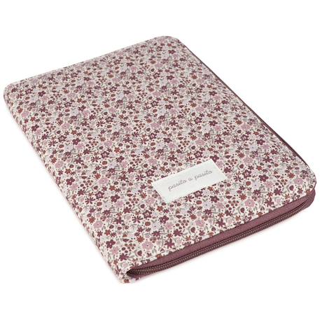 Protège carnet de santé cherry fleurs Mauve 4 - vertbaudet enfant 
