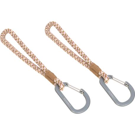 Lot de 2 crochets attaches poussettes Beige 3 - vertbaudet enfant 