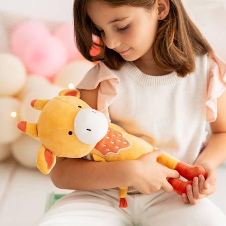 Poupée en tissu enfant girafe Yellow and orange 3 - vertbaudet enfant 
