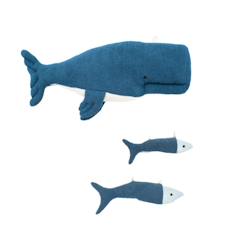 Linge de maison et décoration-Décoration-Lot 3 animaux océan béluga + poissons