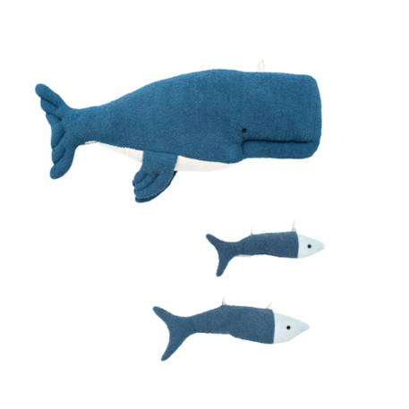 Lot 3 animaux océan béluga + poissons Dark blue 1 - vertbaudet enfant 