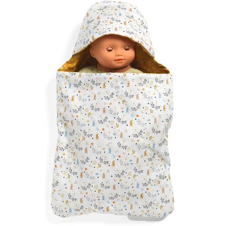 Nid d'ange pour poupée Blanc, jaune, bleu 2 - vertbaudet enfant 