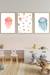 Lot 3 cadres muraux enfant méduses et océan Multi coloured 2 - vertbaudet enfant 