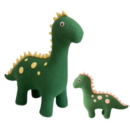 Lot 2 peluches dinosaures coton Green olive 1 - vertbaudet enfant 