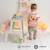 Sac à dos girafe en coton doux Pink andbrown 4 - vertbaudet enfant 