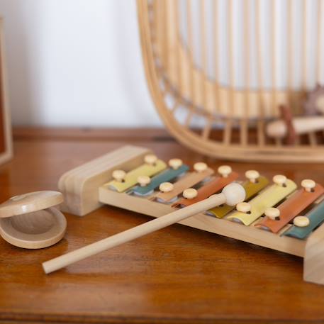 Coffret musical en bois pour bébé Multicolore 5 - vertbaudet enfant 