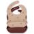 Lot de 2 bavoirs à poche lemon Ecru, jaune, moutarde+Rouge, vert, marron 3 - vertbaudet enfant 