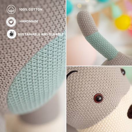 Lot 2 peluches chien cocker coton Grey and blue 4 - vertbaudet enfant 