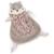 Doudou plat écureuil cherry fleurs Mauve 1 - vertbaudet enfant 