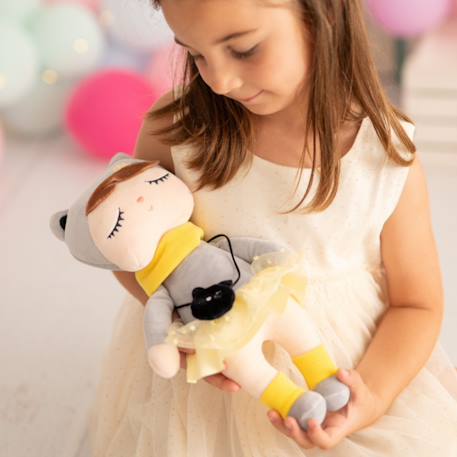 Poupées en tissu douces pour enfants Grey and yellow 2 - vertbaudet enfant 