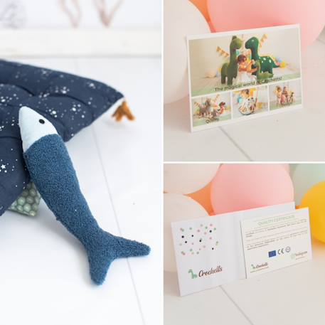 Lot 3 animaux océan béluga + poissons Dark blue 5 - vertbaudet enfant 