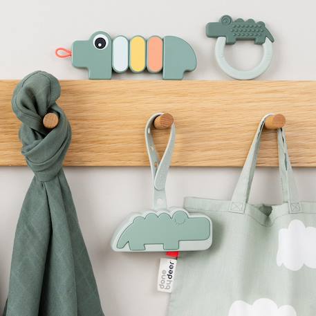 Range sucette en silicone elphee bleu Sable+Vert 8 - vertbaudet enfant 