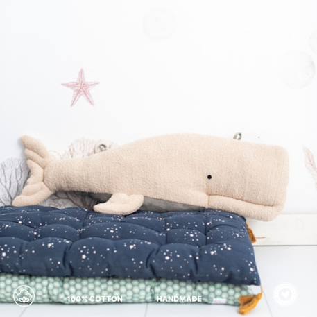 Lot 2 animaux océans en tissu doux Beige and dark blue 4 - vertbaudet enfant 