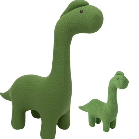 Lot 2 peluches dinosaures coton Green olive 1 - vertbaudet enfant 