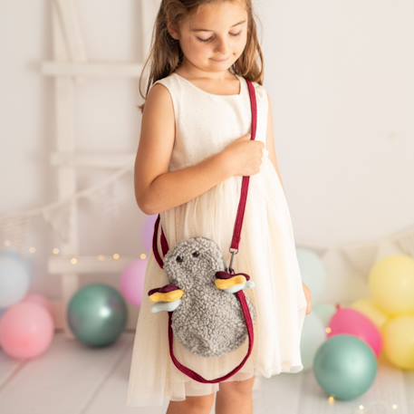 Sac bandoulière araignée en coton doux Grey 2 - vertbaudet enfant 