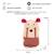 Sac à dos souris en coton doux Pink 6 - vertbaudet enfant 