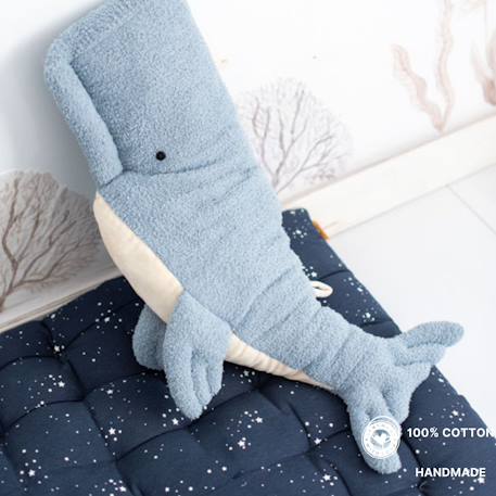Lot 4 animaux océan pieuvre + béluga + poissons Blue, grey and white 4 - vertbaudet enfant 