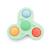 Toupie ventouse - boomerang Multi-coloured 1 - vertbaudet enfant 