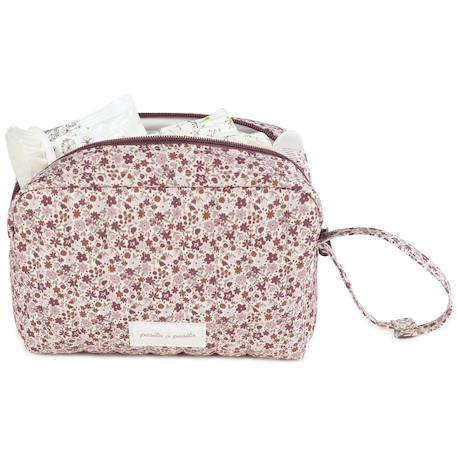 Trousse de toilette cherry fleurs Mauve 2 - vertbaudet enfant 