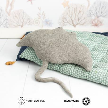 Peluche raie en tissu doux océan Grey 4 - vertbaudet enfant 