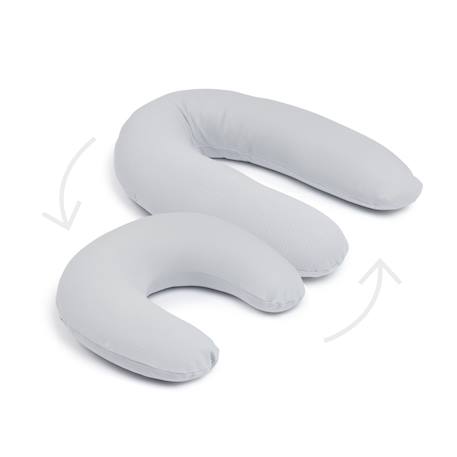 Coussin de grossesse et d'allaitement twisty Pearl grey 1 - vertbaudet enfant 