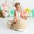 Grande peluche baleine en coton doux Beige 2 - vertbaudet enfant 