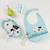 Bavoir silicone dotti bleu Bleu+Rose+Sable 3 - vertbaudet enfant 