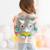 Sac à dos tricératops en coton doux Grey and light blue 2 - vertbaudet enfant 
