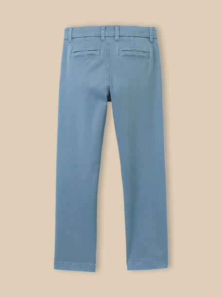 Chino light garçon Celadon+Indigo+Menthe+Orage+Rouge 8 - vertbaudet enfant 