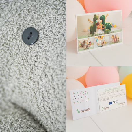 Peluche béluga en tissu doux océan Grey 5 - vertbaudet enfant 