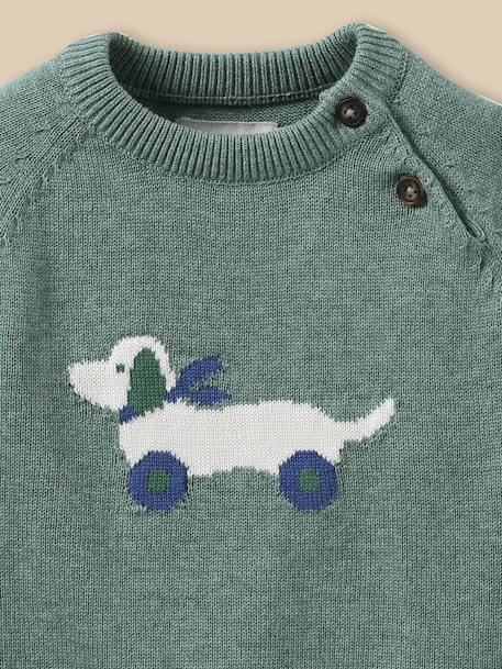 Pull bébé - coton biologique Celadon chine 2 - vertbaudet enfant 
