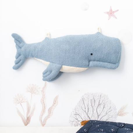 Peluche béluga en tissu doux océan Light blue 2 - vertbaudet enfant 
