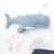 Peluche béluga en tissu doux océan Light blue 2 - vertbaudet enfant 