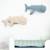 Lot 2 animaux océans en tissu doux Beige and light blue 2 - vertbaudet enfant 