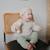Hochet en silicone cambridge blue Ecru 2 - vertbaudet enfant 