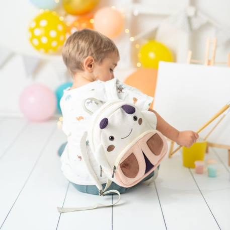 Sac à dos coccinelle en coton doux White and pink 2 - vertbaudet enfant 