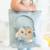 Sac bandoulière pingouin en coton doux Blue 2 - vertbaudet enfant 