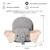Sac à dos éléphant en coton doux Grey 6 - vertbaudet enfant 