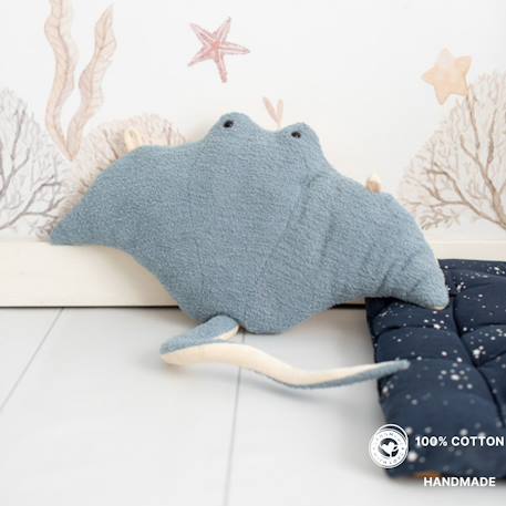 Lot 3 animaux océan méduses + raie Grey, light blue and white 4 - vertbaudet enfant 