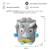 Sac à dos tricératops en coton doux Grey and light blue 6 - vertbaudet enfant 
