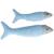 Lot 2 peluches poissons tissu doux Light blue 1 - vertbaudet enfant 
