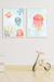 Lot 2 cadres muraux enfant méduse et océan Multi coloured 2 - vertbaudet enfant 