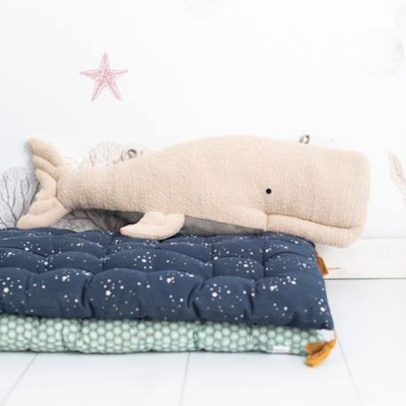 Lot 2 animaux océans en tissu doux Beige and light blue 3 - vertbaudet enfant 