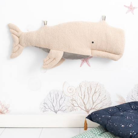 Peluche béluga en tissu doux océan Beige 2 - vertbaudet enfant 