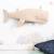 Peluche béluga en tissu doux océan Beige 2 - vertbaudet enfant 